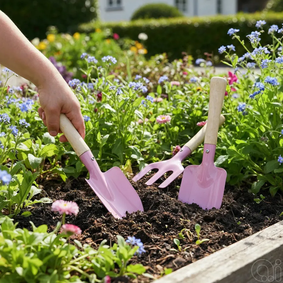 Best Garden Hageredskaper til barn 3-pk. – ® Rosa