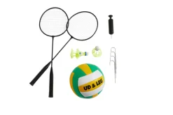 Hot Ud & Leg Hagespill 2-i-1 volleyball/badminton -