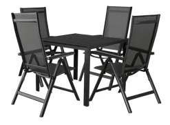 Hot Sunlife Hagestol Kingston 6 posisjoner svart - ®