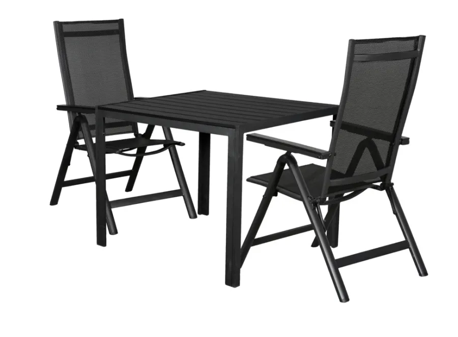 Hot Sunlife Hagestol Kingston 6 posisjoner svart - ®