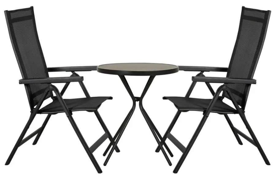 Hot Sunlife Hagestol Kingston 6 posisjoner svart - ®