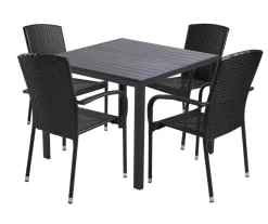 Best Sunlife Hagestol Lissabon rotting/metall - ® Svart