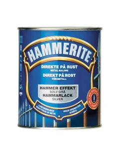 Best Hammerite metallmaling hammereffekt 750 ml Sølv