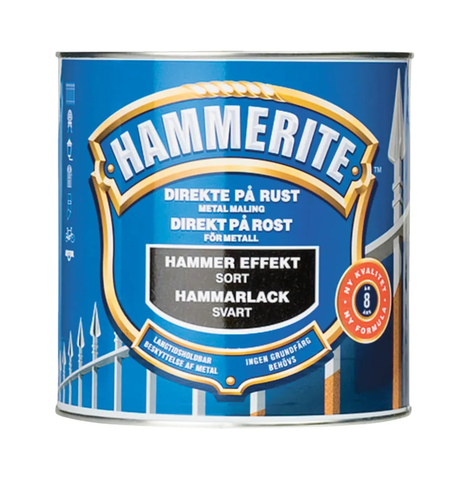 Discount Hammerite metallmaling hammereffekt 750 ml Svart