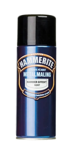 Outlet Hammerite metallmaling hammereffekt 400 ml Svart