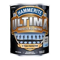 Outlet Hammerite Ultima metallmaling 750 ml Sølv