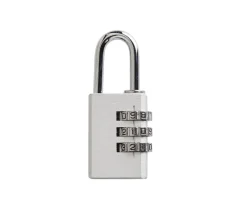 Best The Lock Hengelås m/kode 30 mm aluminium Sølv