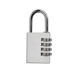 Online The Lock Hengelås m/kode 40 mm aluminium Sølv