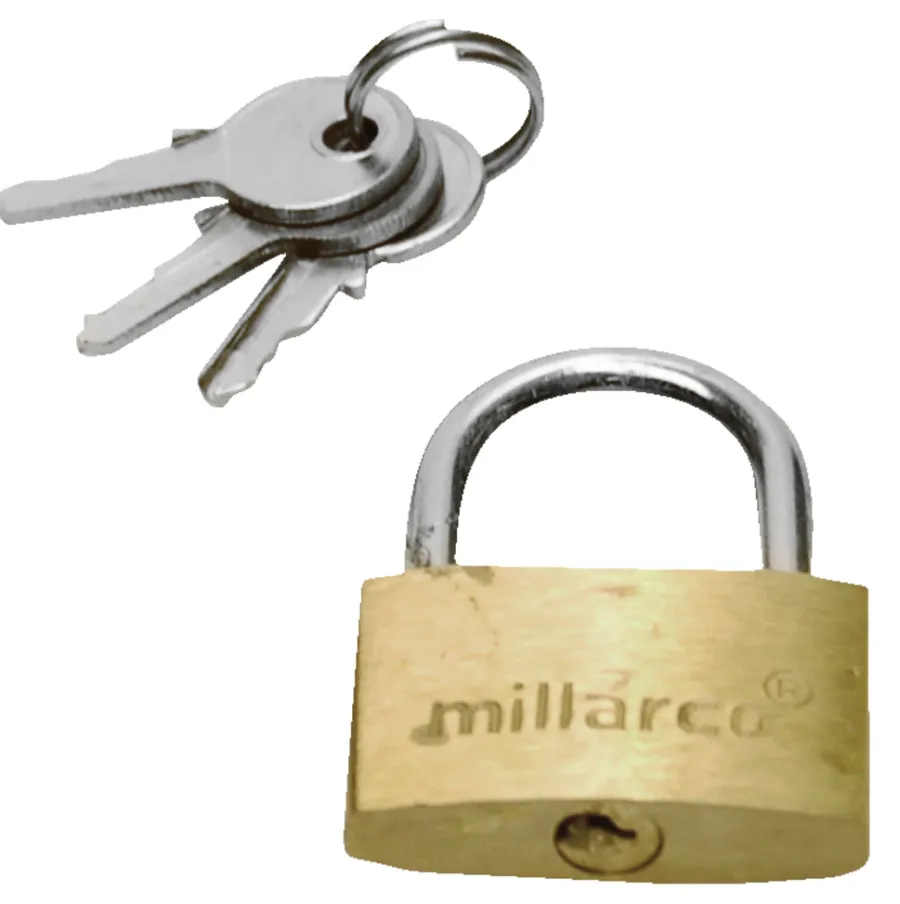 Online Millarco Hengelås m/tre nøkler 30 mm