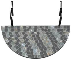 Hot Sunlife Hengende balkongbord Rom mosaikk 70 x 36 cm - ® Multi/svart
