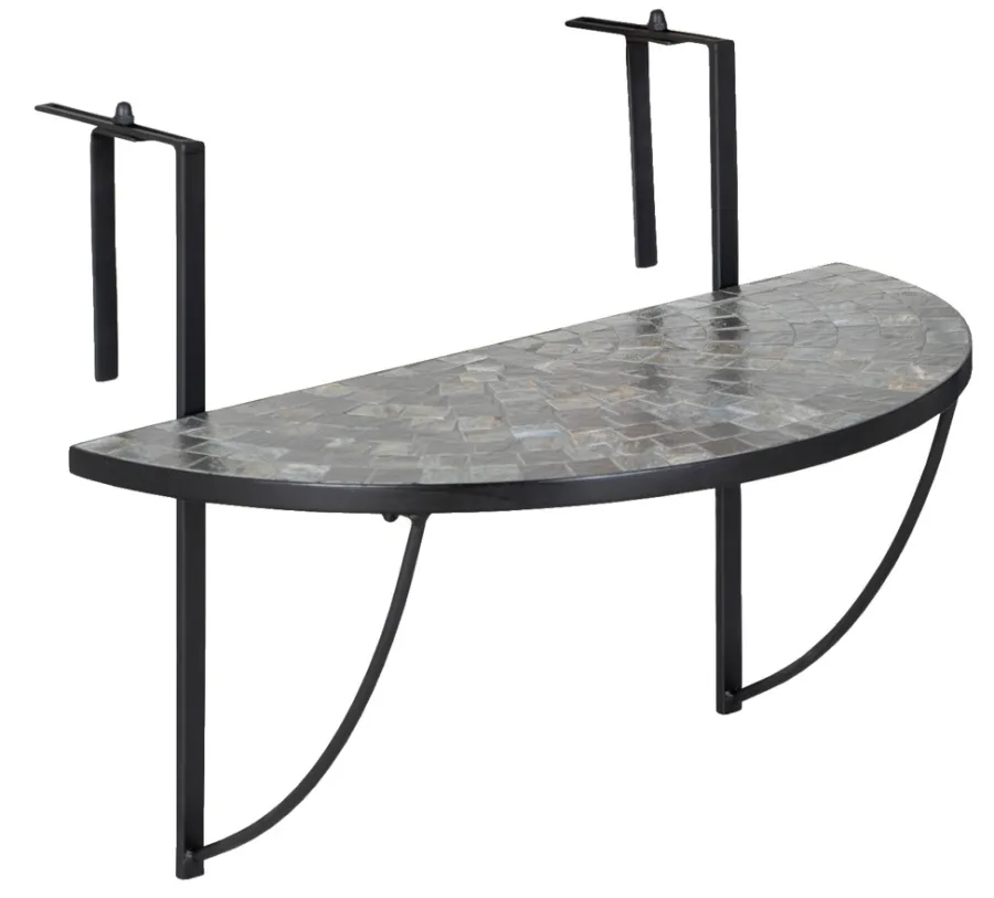 Hot Sunlife Hengende balkongbord Rom mosaikk 70 x 36 cm - ® Multi/svart