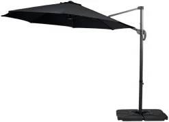 Sale Sunlife Hengeparasoll Washington Ø300 cm svart - ®