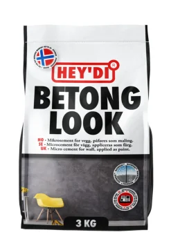 Online Hey'di Microsement Betonglook 3 kg betong Betong S 3500-N (fargeforskjeller kan forekomme)