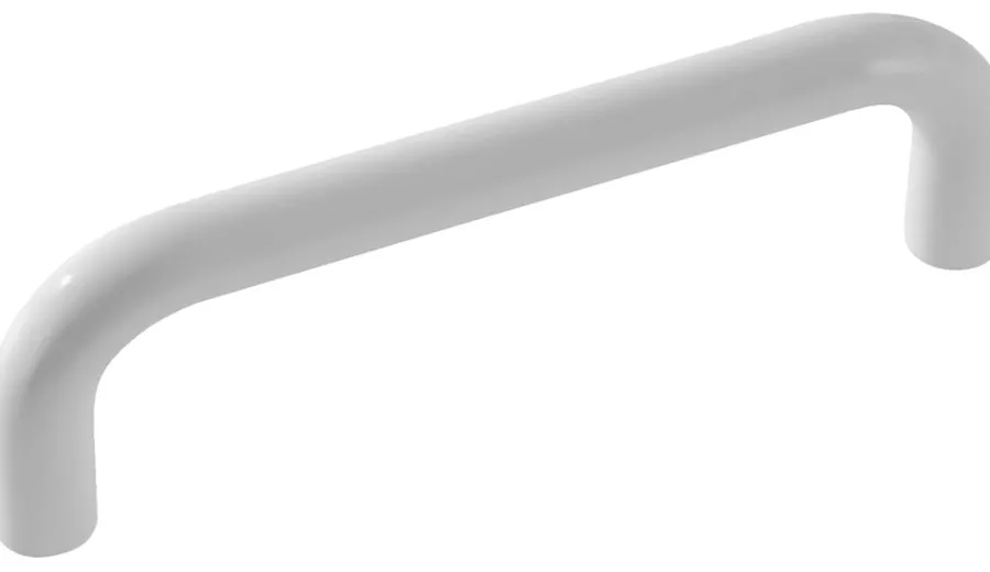 Online Home it Håndtak U-form plast 96 mm - 2 stk. hvit