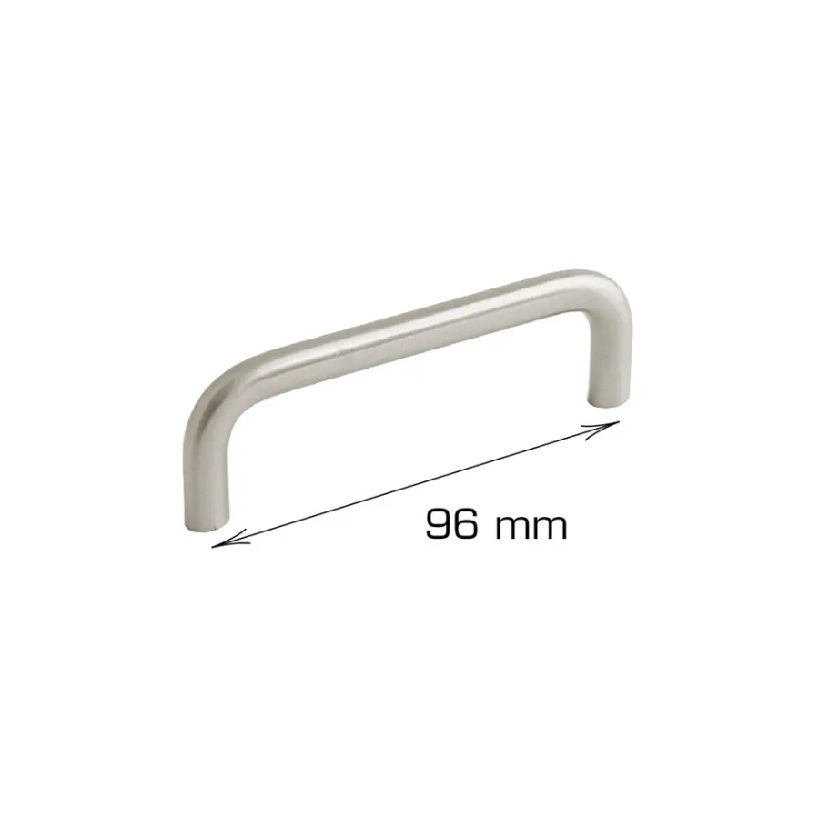 Outlet Home it Håndtak U-form stål 96 mm - 2 stk.