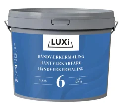 Sale Luxi Håndverkermaling glans 6 10,9 liter - Hvit