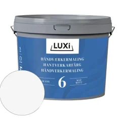 Sale Luxi Håndverkermaling glans 6 10,9 liter - Hvit