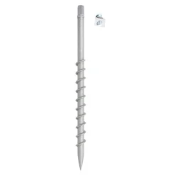 Sale HORTUS jordskrue i galvanisert stål Ø25 x 750 mm