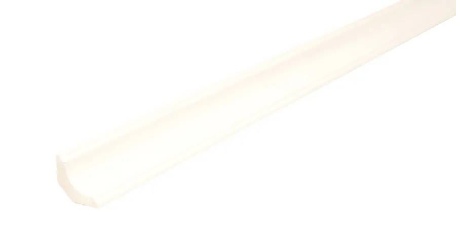 Clearance Hornbaek Hulkillist almue plast hvit – 22 x 22 x 3000 mm