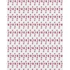 Clearance Hvit duk med norske flagg 1,2 x 5 meter