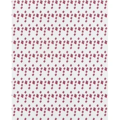 Clearance Hvit duk med norske flagg 1,2 x 5 meter
