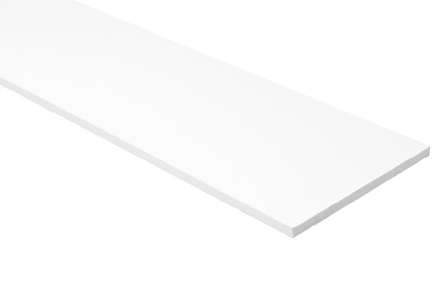 Clearance Royal Hylle melamin hvit 16 mm x 30 x 100 cm