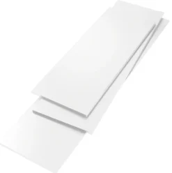 Clearance Royal Hylle melamin hvit 16 mm x 30 x 100 cm