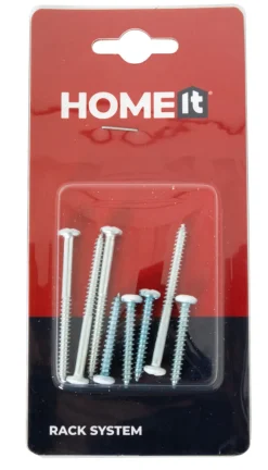 Best Home it Hyllemonteringssett t/Rack-system hvit