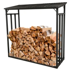 Clearance Ignite Nordic vedstabler m/blikktak 185 x 70 x 185 cm