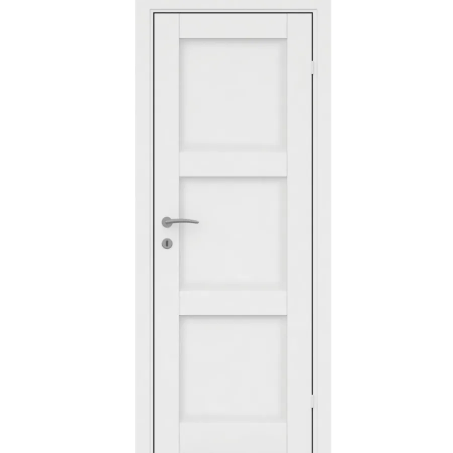 Best Torso Innerdør Fashion 3 massiv hvit 82,5 x 204 cm