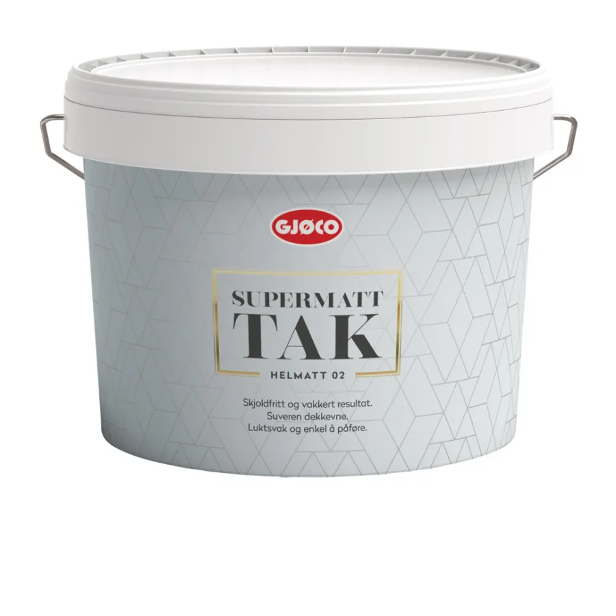 Best Gjøco Interiør 02 9 liter tak - Hvit base