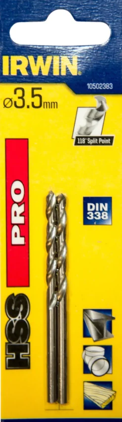 Best Irwin HSS Pro bor 3,5 mm 2 stk.