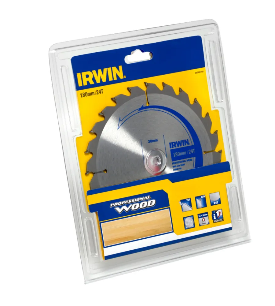 Discount Irwin sirkelsagblad 180 x 30 mm - 24T