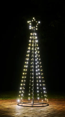 Hot Stemning Juletre Flex m/stjerne 192 LED H180 cm