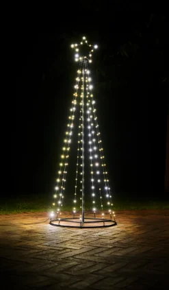 Hot Stemning Juletre Flex m/stjerne 192 LED H180 cm