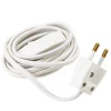 Outlet Elworks Kabelsett med bryter og plugg hvit 2 meter
