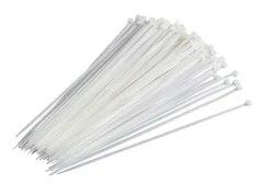 Outlet Kabelstrips 300 mm hvit 100 stk.