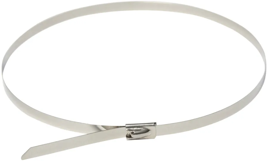 Clearance Kabelstrips 360 mm rustfritt stål 10 stk.