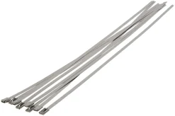 Clearance Kabelstrips 360 mm rustfritt stål 10 stk.