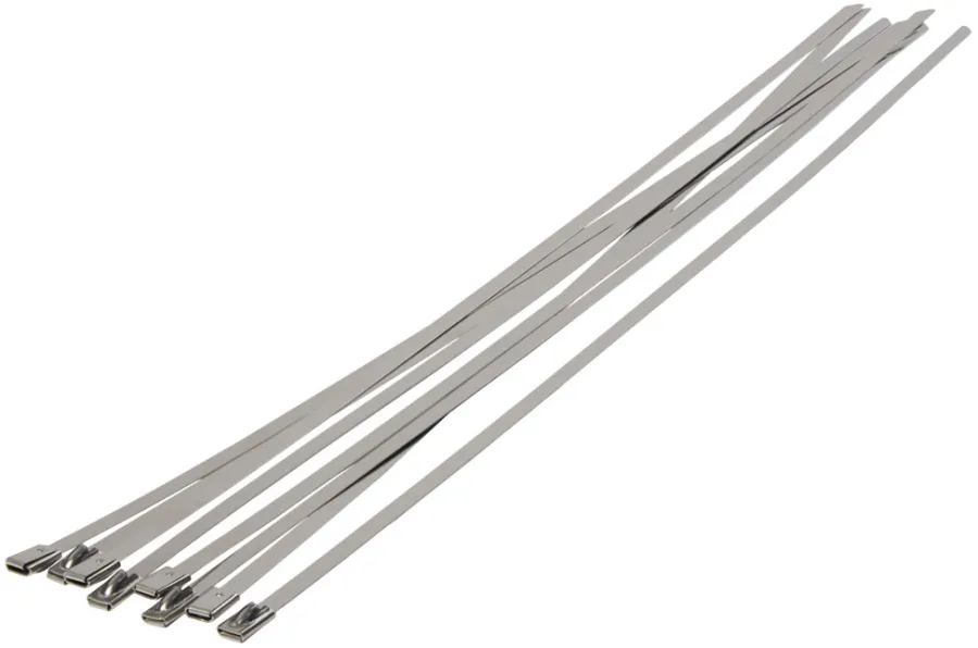 Clearance Kabelstrips 360 mm rustfritt stål 10 stk.