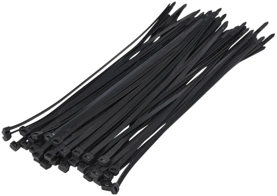 Online Kabelstrips 400 mm svart 50 stk.