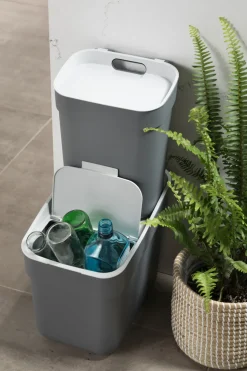 New Curver Kildesorteringsbøtte Ready to Collect 10 liter Grå