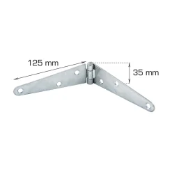 Discount Home it Kistehengsel 35 x 125 mm - 2 stk.