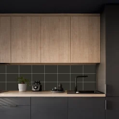 Kitchenline Kjøkkenplate 610 x 610 mm Black Vulcane