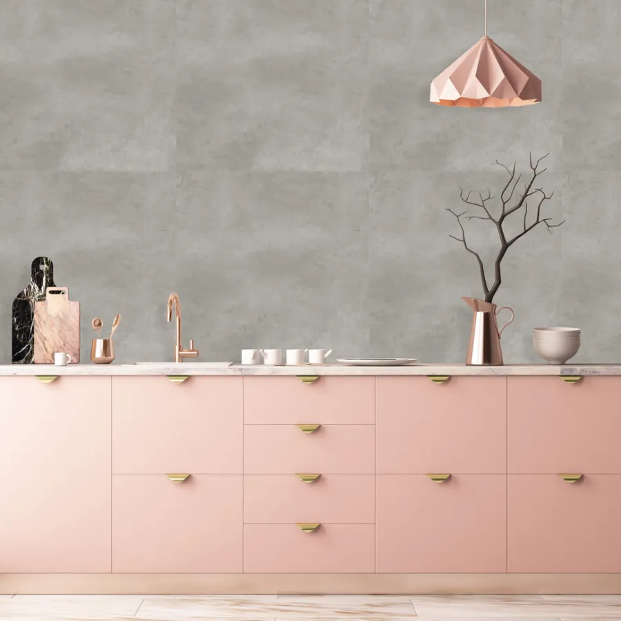 Hot Kitchenline Kjøkkenplate 610 x 610 mm Concrete