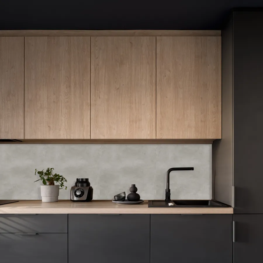 Hot Kitchenline Kjøkkenplate 610 x 610 mm Concrete