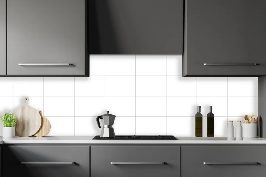 Best Kitchenline Kjøkkenplate 610 x 610 mm White Kerra