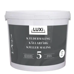 Online Luxi Kjellermaling glans 2 5 liter - Hvit