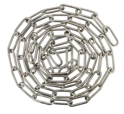 Clearance Home it Kjetting langlenket rustfritt stål Ø4 mm x 2 meter