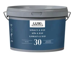 Discount Luxi Kjøkken & Bad 30 veggmaling 2,25 liter - Hvit